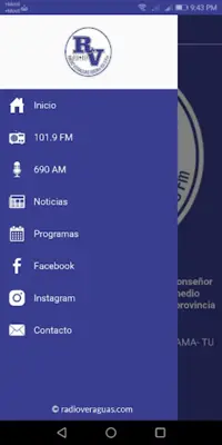 RADIOVERAGUAS android App screenshot 2